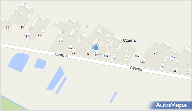 Czarna, Czarna, 30, mapa Czarna