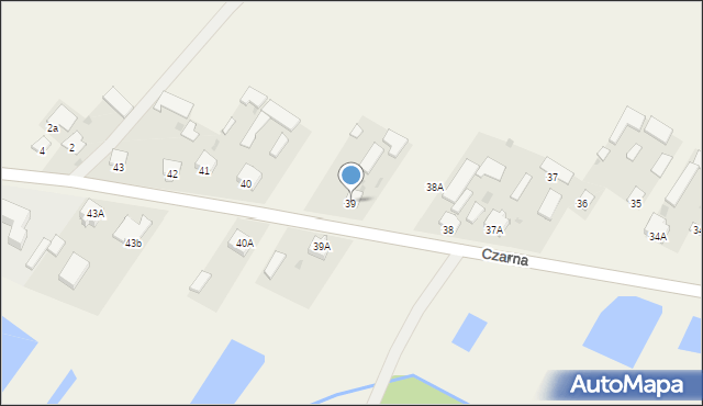 Czarna, Czarna, 39, mapa Czarna