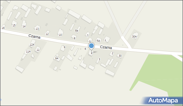 Czarna, Czarna, 4, mapa Czarna