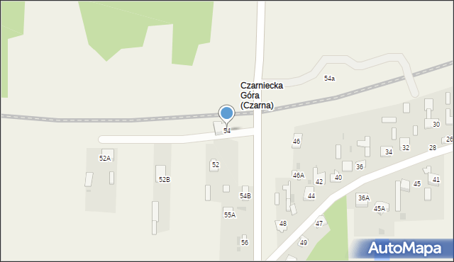 Czarna, Czarna, 54, mapa Czarna