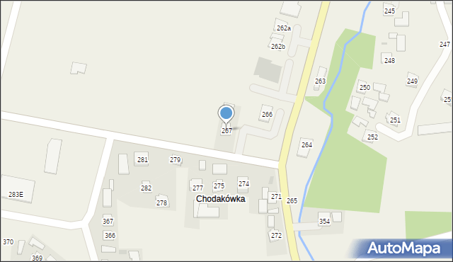 Czarna, Czarna, 267, mapa Czarna