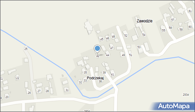 Czarna, Czarna, 42, mapa Czarna