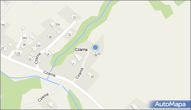 Czarna, Czarna, 34, mapa Czarna