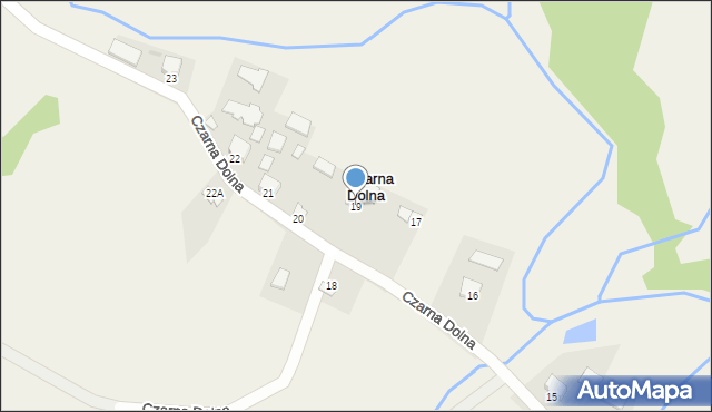 Czarna Dolna, Czarna Dolna, 19, mapa Czarna Dolna