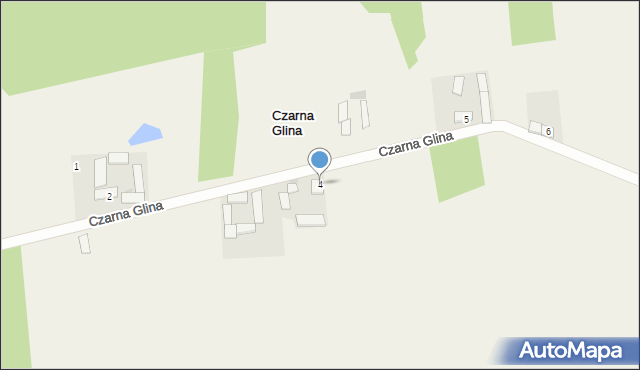 Czarna Glina, Czarna Glina, 4, mapa Czarna Glina