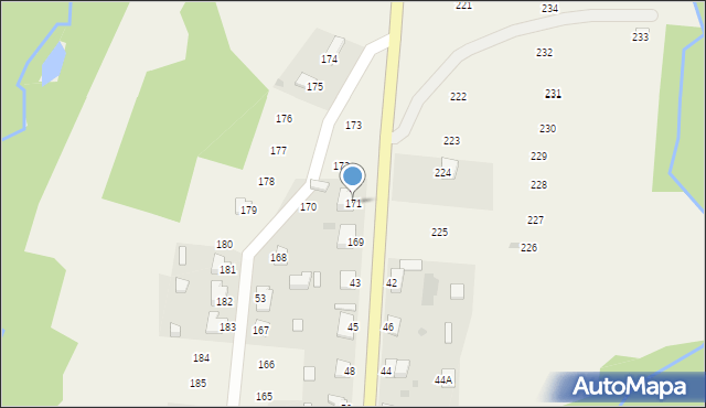 Czarna Górna, Czarna Górna, 171, mapa Czarna Górna