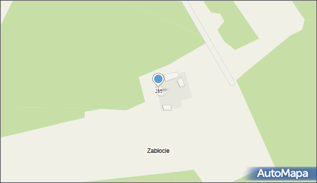 Czarna Sędziszowska, Czarna Sędziszowska, 285, mapa Czarna Sędziszowska