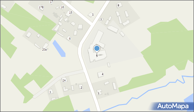 Czarna Wieś, Czarna Wieś, 5, mapa Czarna Wieś