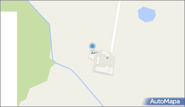 Czarna Wieś, Czarna Wieś, 26A, mapa Czarna Wieś