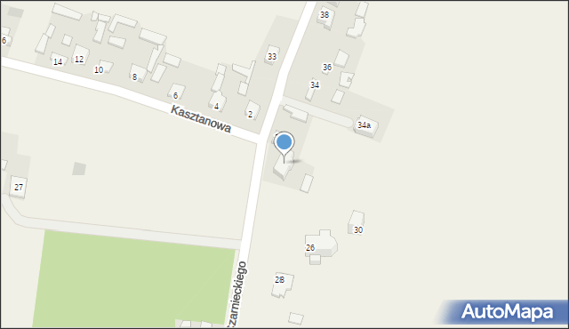 Czarnca, Czarnieckiego Stefana, hetm., 30, mapa Czarnca