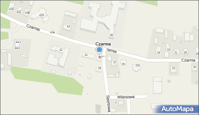 Czarnia, Czarnia, 38, mapa Czarnia