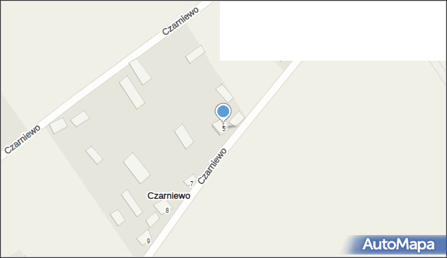 Czarniewo, Czarniewo, 5, mapa Czarniewo