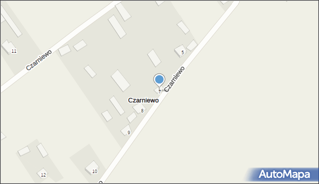 Czarniewo, Czarniewo, 7, mapa Czarniewo