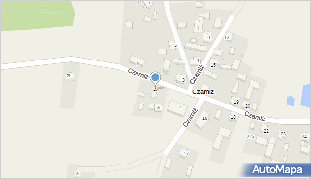 Czarniż, Czarniż, 2b, mapa Czarniż