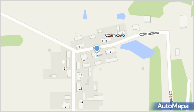 Czarnkowo, Czarnkowo, 10, mapa Czarnkowo