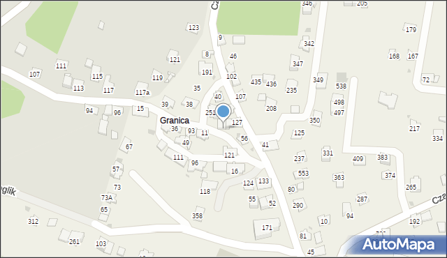 Czarnochowice, Czarnochowice, 128, mapa Czarnochowice