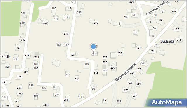 Czarnochowice, Czarnochowice, 231, mapa Czarnochowice