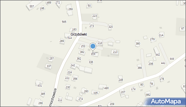 Czarnochowice, Czarnochowice, 404, mapa Czarnochowice