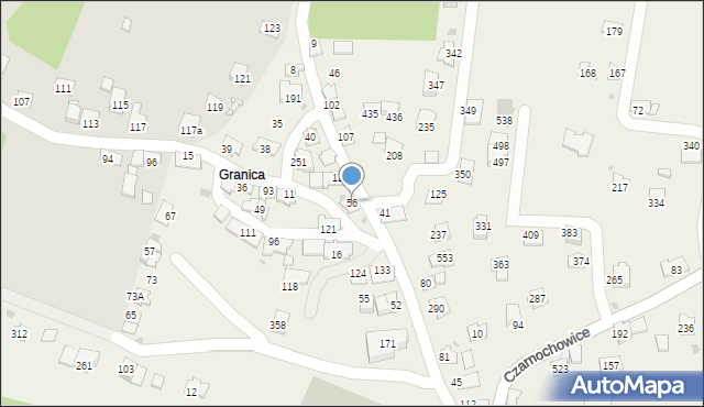 Czarnochowice, Czarnochowice, 56, mapa Czarnochowice