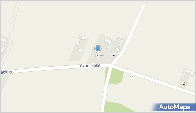 Czarnołozy, Czarnołozy, 2, mapa Czarnołozy