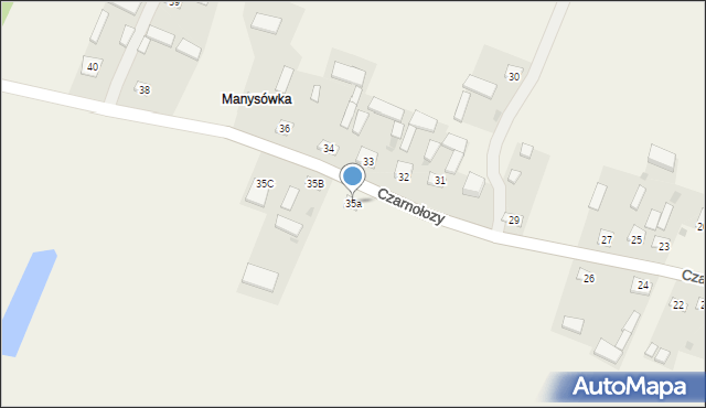 Czarnołozy, Czarnołozy, 35a, mapa Czarnołozy