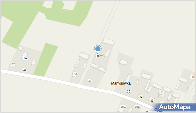 Czarnołozy, Czarnołozy, 39, mapa Czarnołozy