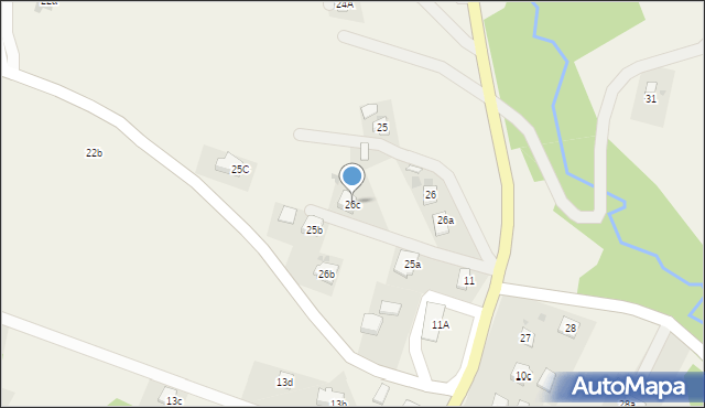 Czarnorzeki, Czarnorzeki, 26c, mapa Czarnorzeki