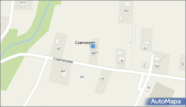 Czarnorzeki, Czarnorzeki, 48a, mapa Czarnorzeki