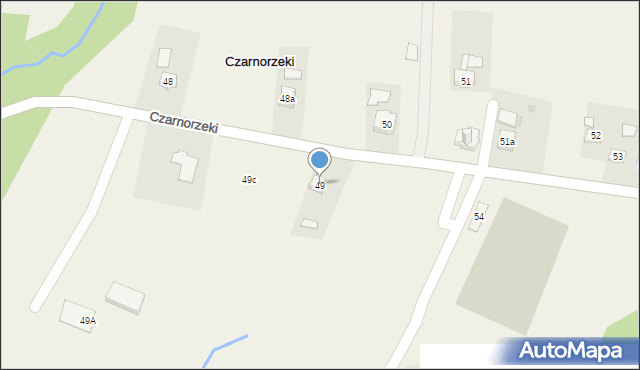 Czarnorzeki, Czarnorzeki, 49, mapa Czarnorzeki