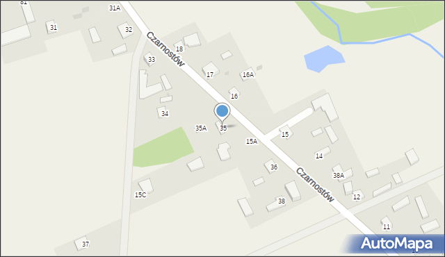 Czarnostów, Czarnostów, 35, mapa Czarnostów