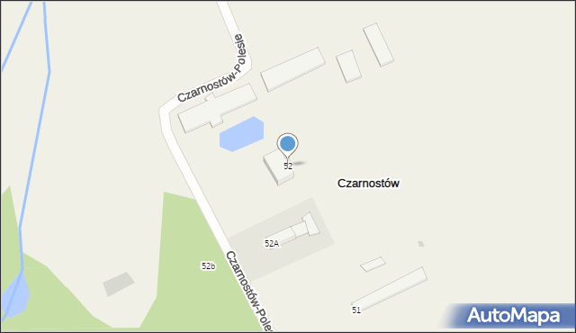 Czarnostów, Czarnostów, 52, mapa Czarnostów