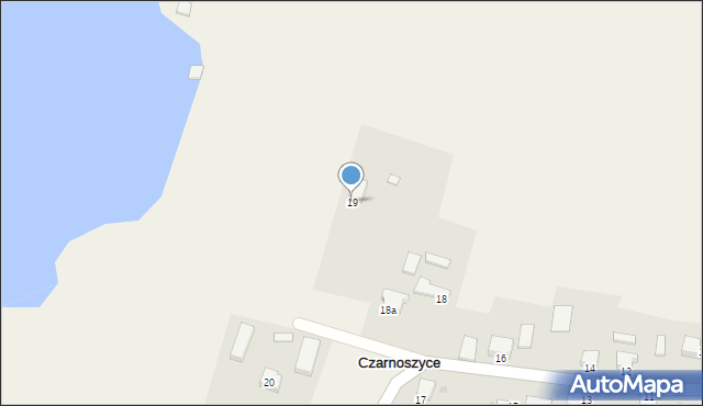 Czarnoszyce, Czarnoszyce, 19, mapa Czarnoszyce