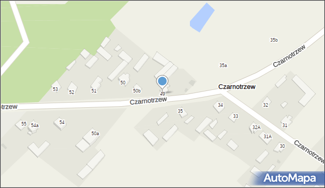 Czarnotrzew, Czarnotrzew, 49, mapa Czarnotrzew