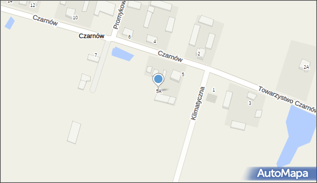 Czarnów, Czarnów, 5A, mapa Czarnów