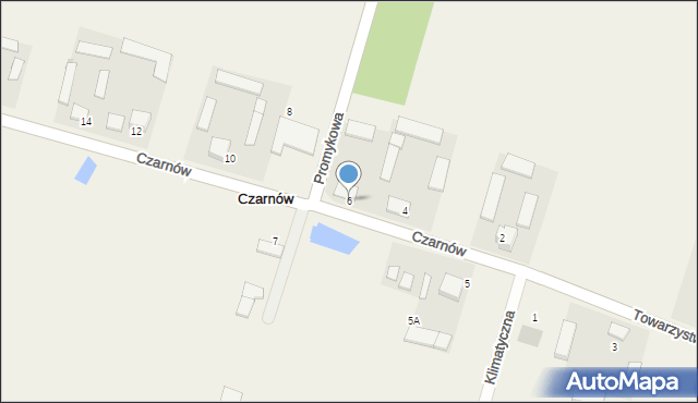 Czarnów, Czarnów, 6, mapa Czarnów