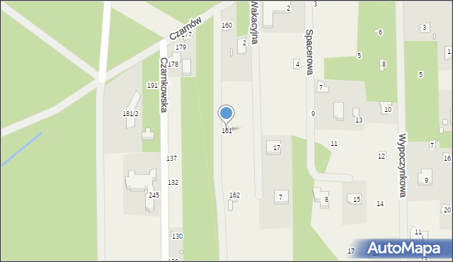 Czarnów, Czarnów, 161, mapa Czarnów