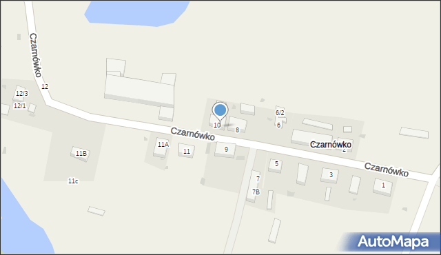 Czarnówko, Czarnówko, 10/3, mapa Czarnówko