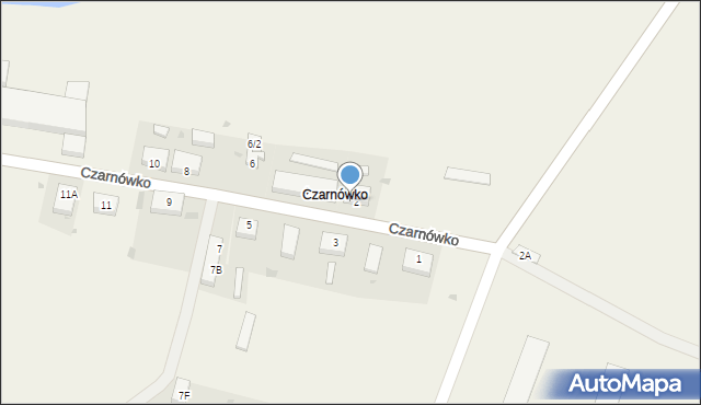 Czarnówko, Czarnówko, 2/1, mapa Czarnówko