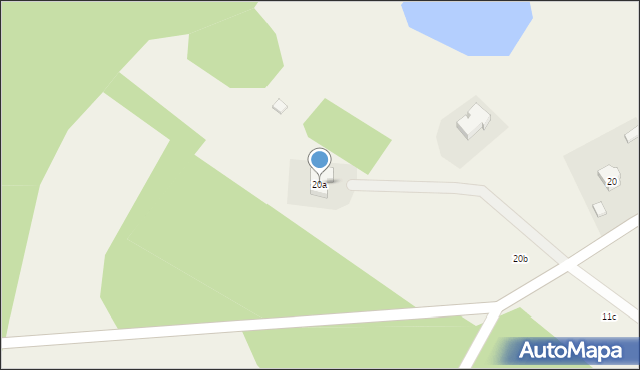 Czarnówko, Czarnówko, 20a, mapa Czarnówko