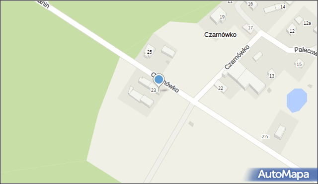 Czarnówko, Czarnówko, 23a, mapa Czarnówko