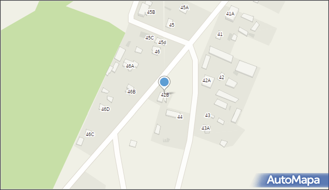 Czarnowo, Czarnowo, 42B, mapa Czarnowo