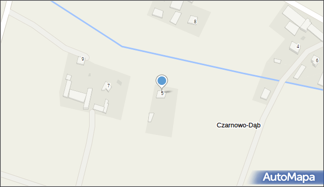 Czarnowo-Dąb, Czarnowo-Dąb, 5, mapa Czarnowo-Dąb