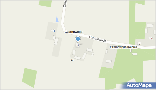 Czarnowoda, Czarnowoda, 4, mapa Czarnowoda