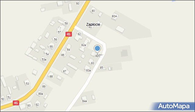 Czarnożyły, Czarnożyły, 82C, mapa Czarnożyły