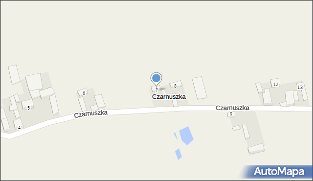 Czarnuszka, Czarnuszka, 7, mapa Czarnuszka