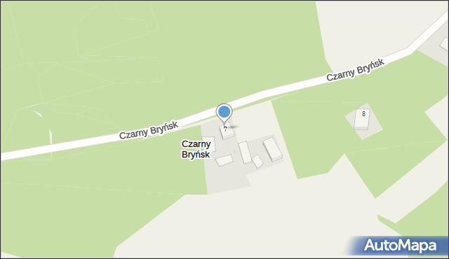 Czarny Bryńsk, Czarny Bryńsk, 7, mapa Czarny Bryńsk