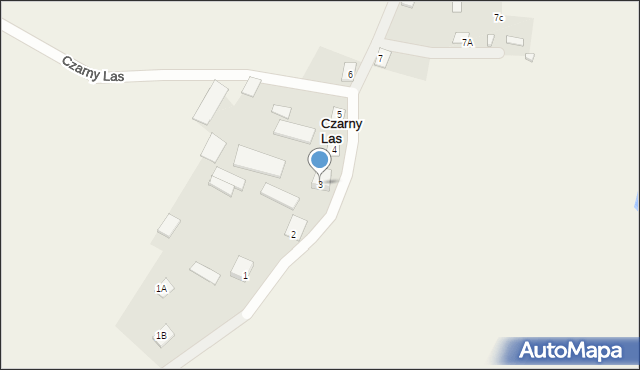 Czarny Las, Czarny Las, 3, mapa Czarny Las