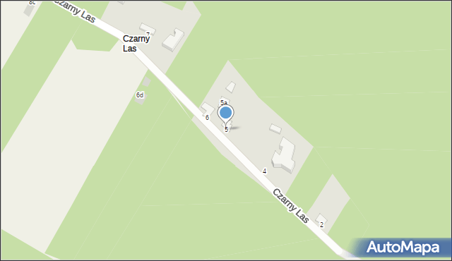 Czarny Las, Czarny Las, 5, mapa Czarny Las