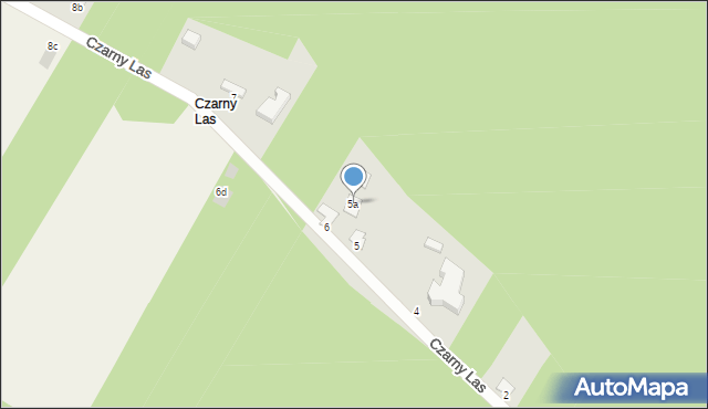 Czarny Las, Czarny Las, 5a, mapa Czarny Las