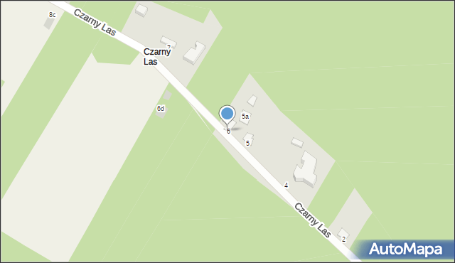 Czarny Las, Czarny Las, 6, mapa Czarny Las